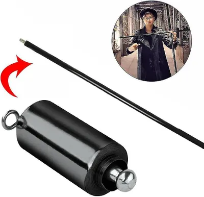 Produktbild von 110/150 cm professioneller Zauberstab aus Metall mit teleskopischer elastischer Stange