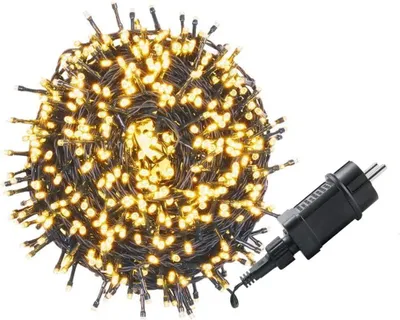 Image de Guirlande lumineuse LED LARS360, 30 mètres, 300 LED, lumière blanche chaude, 8 modes d'éclairage, fonction mémoire, éclairage décoratif pour Noël, mariage, jardin et fêtes