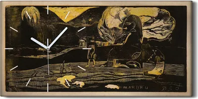 Produktbild von Wohnzimmer-Bild Leinwand Uhr Geräuschlos Kunstdruck 60x30 Maruru - weiße Hände