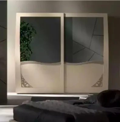 Produktbild von Komplettes Schlafzimmer Set Design Modern Luxus Bett 2x Nachttisch 6 tlg