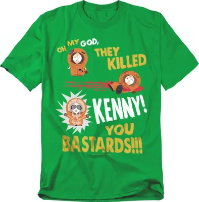 Image de South Park - "Dead Kenny" T-shirt Homme/Femme Unie TV20762 (M) (Vert irlandais)