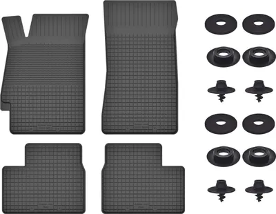 Produktbild von Gummimatten Mit Stoppern Für: Mazda 323 Bj (1998-2003) Schwarz Set