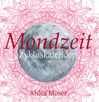 Obrázek produktu pro Mondzeit Zykluskalender, jahresunabhängig, kreisförmig, 13 Zyklusblätter, Arbeitsbuch zur Menstruationszyklus-Dokumentation