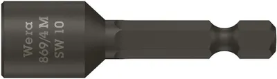 Obrázok produktu pre Wera 05060429001, 1 kusov, Šesťhranný, 25,4 / 4 mm (1 / 4"), 1/4", Čierna, 50 mm