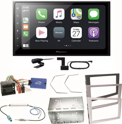 Produktbild von Pioneer SPH-DA250DAB Bluetooth Einbauset für Opel Vectra C Meriva Vivaro Combo