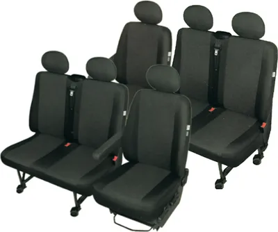 Produktbild von VW T5 2003 - 2015 Sitzbezüge Sitzschoner 6- Sitzer erste und zweite Reihe