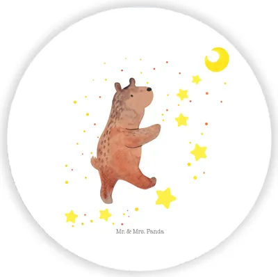 Produktbild von Mr. & Mrs. Panda magnet Bär Träume - Weiß - Geschenk, Teddy, für kühlschrank, Kühlschrankmagnet, zettelhalter, Traum, pinnwand, Traumdeutung, Träumen, Whiteboard