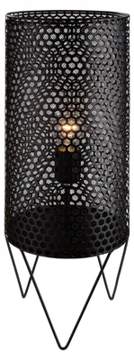 Image de Gilde Tischleuchte, "Cage", Metall, schwarz, VE 1, H. 55 cm, D. 20 cm 50062 4063387500620