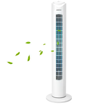 Produktbild von Aigostar Leiser Turmventilator 45W – Energiesparend, 3 Stufen, 70° Oszillation, 2H-Timer