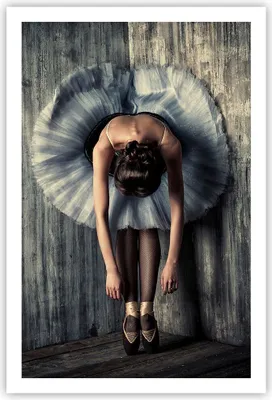 Produktbild von Poster - Poster ohne Rahmen - Ballerina Ballett Tanz - 61x91,5 cm - Wand Bild - Wanddeko - Wandbilder - Kunstposter - Wandposter - Bilder - Kunstdruck - Wanddekoration - Wandbild - P2XPA61x91-5153