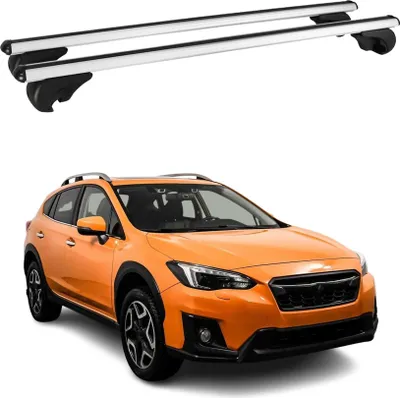 Produktbild von Dachträger Grundtäger für Subaru XV mk1 2012-2017 75kg Alu Silber 2 tlg