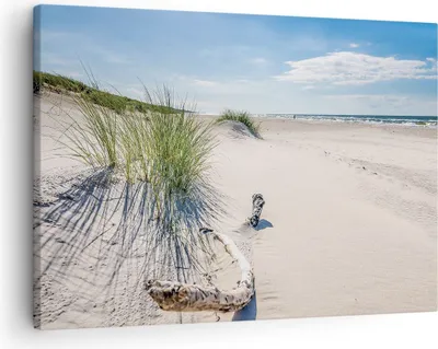 Produktbild von Bild auf Leinwand - Leinwandbild - Einteilig - Mrzezyno Strand Meer - 70x50cm - Wand Bild - Wanddeko - Wandbilder - Leinwanddruck - Bilder - Wanddekoration - Leinwand bilder - Wandbild - AA70x50-4281