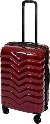 Produktbild von Mittelgroße Hartschalenkoffer Trolley V Rot Rollenkoffer 66cm Cavalet BOWATEX