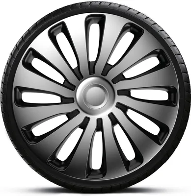 Produktbild von Radkappen Radzierblenden SATZ (4Stück) 16 Zoll SEPANG SILVER BLACK Z460952