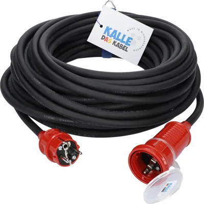Produktbild von Kalle Verlängerungskabel Schuko Colour 2,5mm² rot IP44 25 Meter