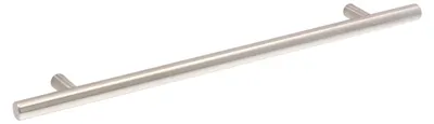 Immagine prodotto di Maniglia per mobili in acciaio inossidabile, distanza tra i fori di 224 mm, finitura in acciaio inossidabile satinato