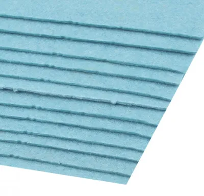 1 Bastelfilz Bogen DIN A4, ca. 2mm, 300g/m² feste Qualität babyblau