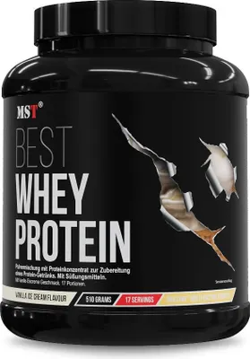 Produktbild von Protein Best Whey + Enzyme 510 g Vanilla ice cream