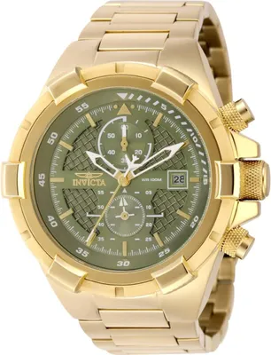 Immagine prodotto di Invicta Aviator 49255 Orologio da Uomo - Movimento al Quarzo - Acciaio Inossidabile con Quadrante Verde - 50 mm