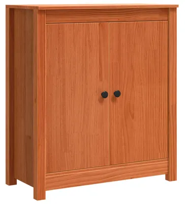 Immagine prodotto di vidaXL Credenza marrone cera 70 x 35 x 80 cm in legno di pino massiccio