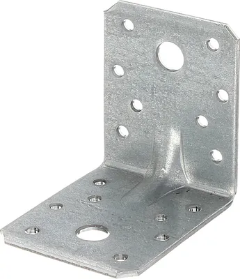 Produktbild von Alberts Schwerlast-Winkelverbinder mit Sicke | Handwerkerpack | sendzimirverzinkt | 70 x 70 x 55 mm | 50er Set
