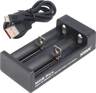 Obrázek produktu pro 2-slotová nabíječka pro 10440 14500 14650 16340 17335 17500 17670 18350 18490 18500 18650 18700 20700 21700