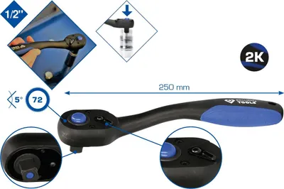 Obrázok produktu pre Ráčna račňa 1/2" KS Tools Brilliant