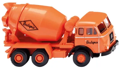 Obrázek produktu pro Wiking 068211 | Betonová míchačka Henschel | Hotový beton | Měřítko 1:87