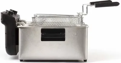 Immagine prodotto di Friggitrice doppia LIVOO, 2 x 3 L, acciaio inossidabile, 3300 W, nero e grigio, 1,6 kg di cibo fritto