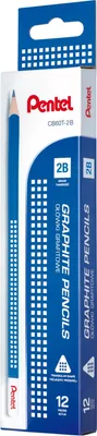 Produktbild von Pentel 2B CB60T-2B Dreikant-Holzbleistift 12x SET
