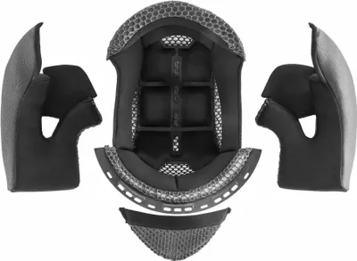 Image de Intérieur de casque noir ACERBIS pour casque intégral FS-807 Taille S