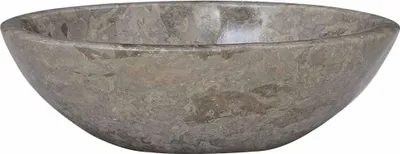 Produktbild von vidaXL Waschbecken Grau 53x40x15 cm Marmor