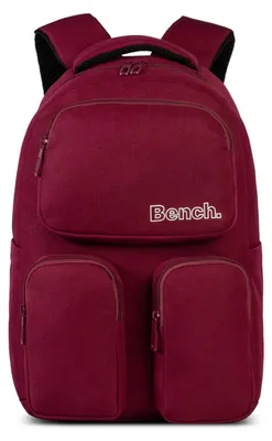 Imagen del producto de Bench. mochila de ocio mochila con compartimento para ordenador portátil Solid Backpack Blackberry Red arándano