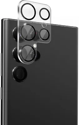 Zdjęcie produktu dla Crong Lens Shield - Szkło na aparat i obiektyw Samsung Galaxy S23 Ultra