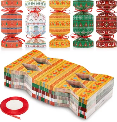 Productafbeelding van Kerst verjaardagsfeest tafel decoratie - 50-delig - Papieren snoep dozen - Cadeau Decoraties