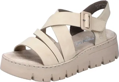 Produktbild von Rieker FSK Damen Sandalen Sandaletten beige 43