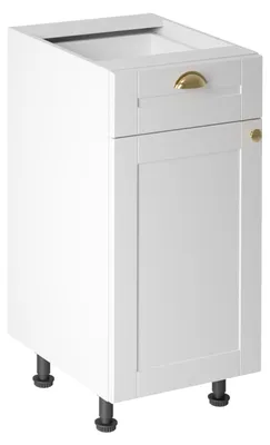 Produktbild von LUMEA Küchenunterschränke mit Schublade – Breite 40 cm, weiß