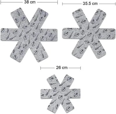 Immagine prodotto di Set di protezioni per padelle Riess Kelomat in feltro
