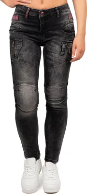 Produktbild von Cipo & Baxx Damen Jeans WD358 Black W30/L32