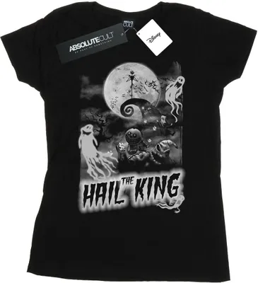 Produktbild von Disney - "Nightmare Before Christmas Hail The King" T-Shirt für Damen BI35655 (S) (Schwarz)