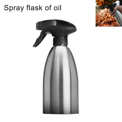 Produktbild von 500ml Edelstahl-Öl-Brennstoff-Sprühflasche Sprüher Küche BBQ Werkzeug