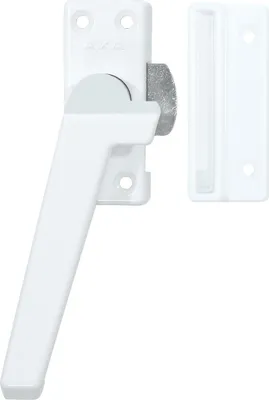 Produktbild von AXA Fensterverriegelung - Modell 3302 - Fenstergriff - Nicht abschließbar - Links nach außen öffnend - Aluminium Weiß