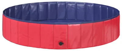 Produktbild von VidaXL 3416317, Gerahmter Pool, Rund, PVC, Rot
