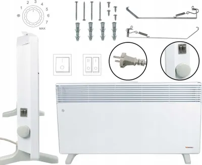 Zdjęcie produktu dla Elektryczny grzejnik naścienny WARMTEC EWX-2500W