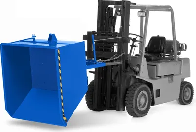 Produktbild von RR Industrietechnik Spänekipper Typ RUK-S 1240x1520x800mm 750dm³ RAL 5010 Enzianblau