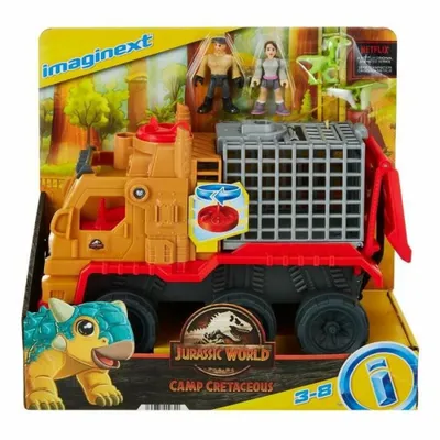 Immagine prodotto di Imaginext Jurassic World Nuove avventure: Trasportatore di dinosauri & Yaz