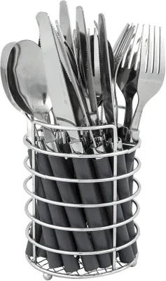 Produktbild von Famanu Besteckset 24-teilig Edelstahl - Campingbesteck