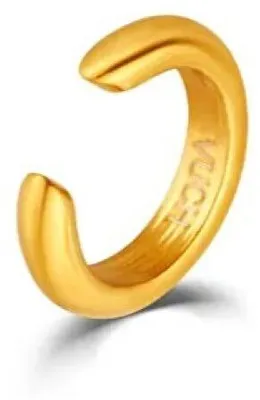 Immagine prodotto di Orecchino singolo in acciaio Eira Gold