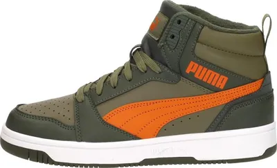 Image de Puma Puma Rebound V6 MID WTR Ps Sneakers Hoog - Groen - Maat 37