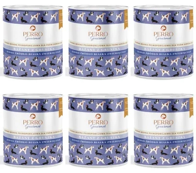 Produktbild von PERRO Gourmet Fasan mit Birne Nassfutter für Hunde, 6 x 800 g